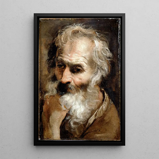 Annibale Carracci - Head of an Old Man.webp