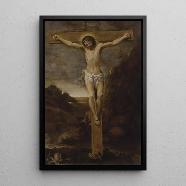 Ukrzyżowania - Annibale Carracci — oprawiony obraz na ścianie