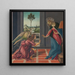 Zwiastowanie - Sandro Botticelli — oprawiony obraz na ścianie