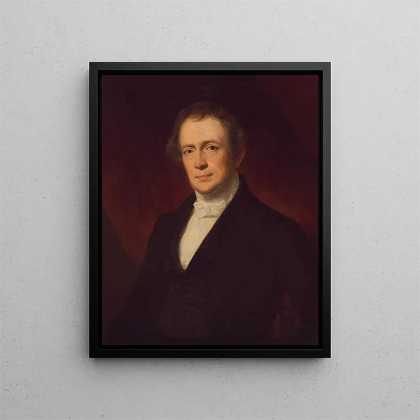 L'Américain Edward Everett - Anonyme — oprawiony obraz na ścianie