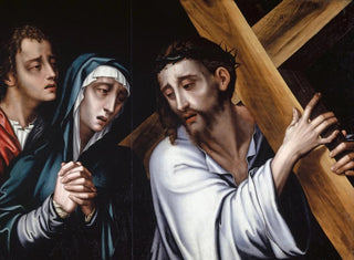 Anonymous - Christ Carrying the Cross with the Virgin and Saint John.webp