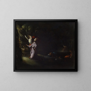 Le Christ au mont des Oliviers - Anonyme — oprawiony obraz na ścianie