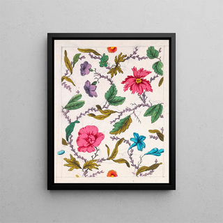 Anonymous - Floral design for printed textile Pl VI.webp
