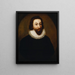 John Winthrop - Anonyme — oprawiony obraz na ścianie