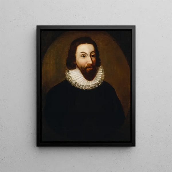 John Winthrop - Anonyme — oprawiony obraz na ścianie