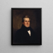 Millard Fillmore - Anonimowy — oprawiony obraz na ścianie