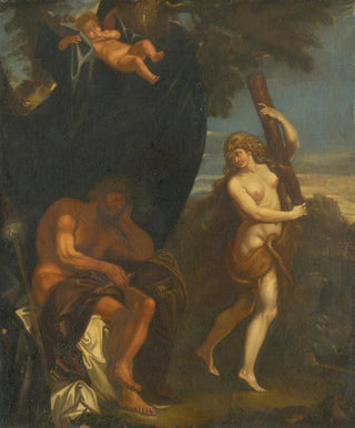 Scena mitologiczna - Anonim — widok dzieła
