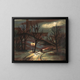 Anonymous - Nightscene of Park in a City.webp