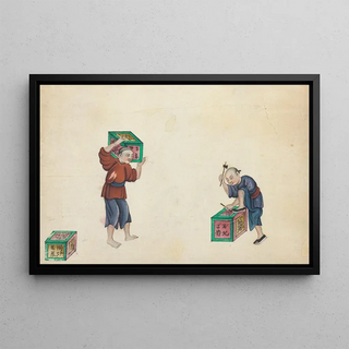 Anonymous - Picking up tea boxes carrying them away.webp