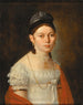 Portret młodej kobiety - Anonimowy — widok dzieła
