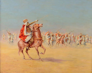 Anonymous - Scena di battaglia orientalista.webp