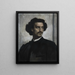 Autoportret - Anselm Feuerbach — oprawiony obraz na ścianie