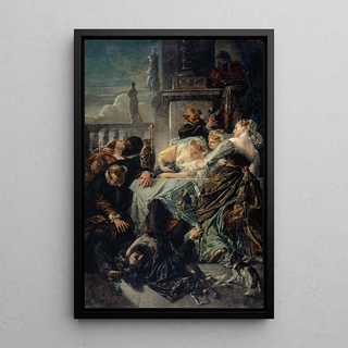 Anselm Feuerbach - The Death Of Pietro Aretino.webp