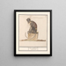 Suricate Cercopithecini Cerco pithecus prasianus - Anselmus Botius de Boodt — oprawiony obraz na ścianie