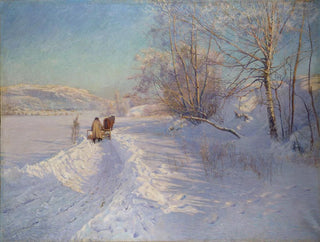Anshelm Schultzberg - A Winter Morning after a Snowfall in Dalarna.webp