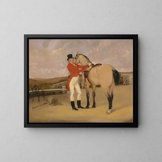 Anson Ambrose Martin - James Taylor Wray of the Bedale Hunt with his Dun Hunter.webp