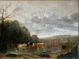 Anthonie Van Borssum - Landscape with Cattle.webp