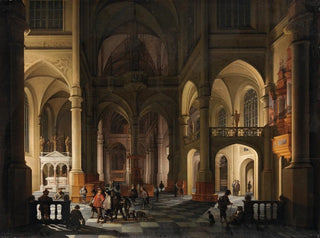 Anthonie de Lorme - An Interior of a Church.webp