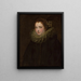 Portret szlachetnej kobiety - Antoine van Dyck — oprawiony obraz na ścianie