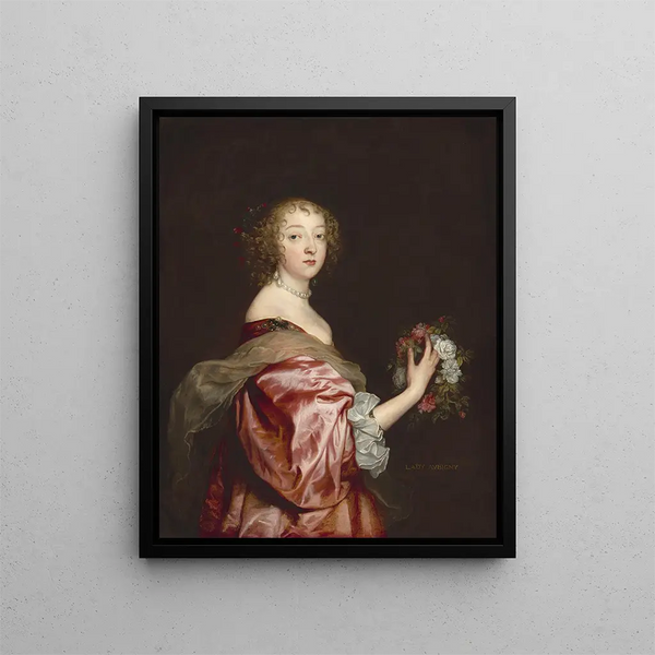 Catherine Howard Lady d'Aubigny - Antoine van Dyck — oprawiony obraz na ścianie