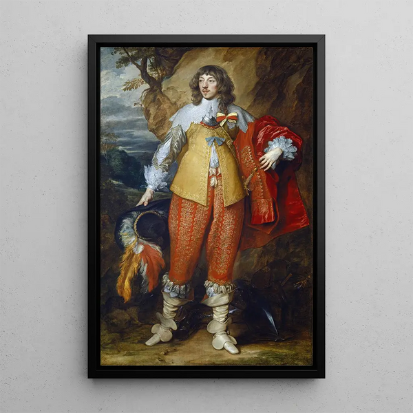 Henri II de Lorraine - Antoine van Dyck — oprawiony obraz na ścianie