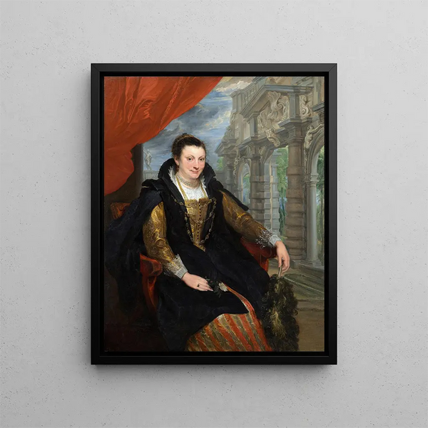 Isabelle Brant - Antoine van Dyck — oprawiony obraz na ścianie