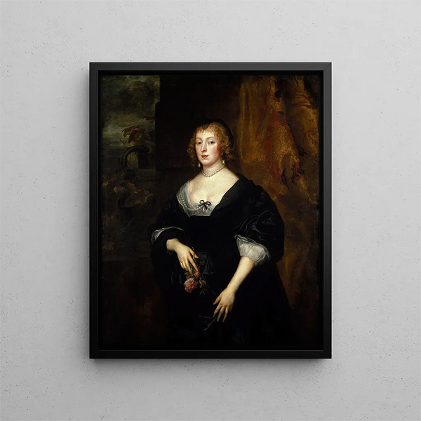 Dame Dacre - Antoine van Dyck — oprawiony obraz na ścianie