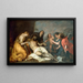 Lamentacja nad martwym Chrystusem - Antoine van Dyck — oprawiony obraz na ścianie