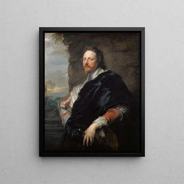 Nicolas Lanier - Antoine van Dyck — oprawiony obraz na ścianie