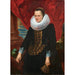 Portret szlachcianki z papugą - Antoine van Dyck — oprawiony obraz na ścianie