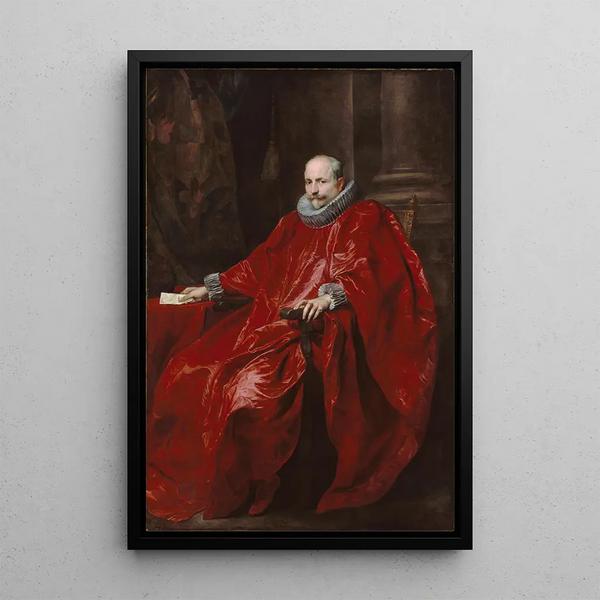 Portret Agostino Pallavicini - Antoine van Dyck — oprawiony obraz na ścianie