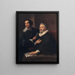 Portret grawerów Pieter De Jode starszego i Pieter De Jode młodszego - Antoine van Dyck — oprawiony obraz na ścianie