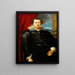 portret Jaspara de Charles van Nieuwenhoven - Antoine van Dyck — oprawiony obraz na ścianie