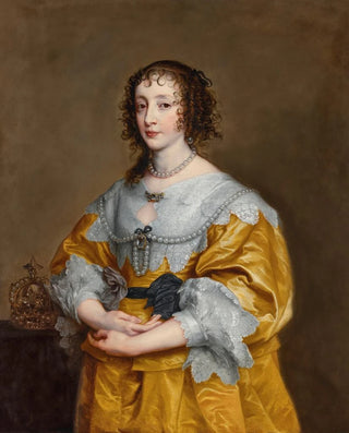 Anthony van Dyck - Portrait of Queen Henrietta Maria.webp