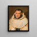 Portret karmelickiego mnicha - Antoine van Dyck — oprawiony obraz na ścianie