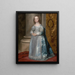 Księżniczka Mary, córka Karola I - Antoine van Dyck — oprawiony obraz na ścianie