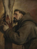 Święty Franciszek z Asyżu u stóp Krzyża - Antoine van Dyck — widok dzieła