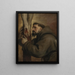 Święty Franciszek z Asyżu u stóp Krzyża - Antoine van Dyck — oprawiony obraz na ścianie