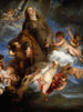 Świętej Rosalie wstawiającej się za chorymi na dżumę w Palermo - Antoine van Dyck — widok dzieła