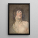 Studium głowy młodego mężczyzny patrzącego w górę Święty Sebastian - Antoine van Dyck — oprawiony obraz na ścianie