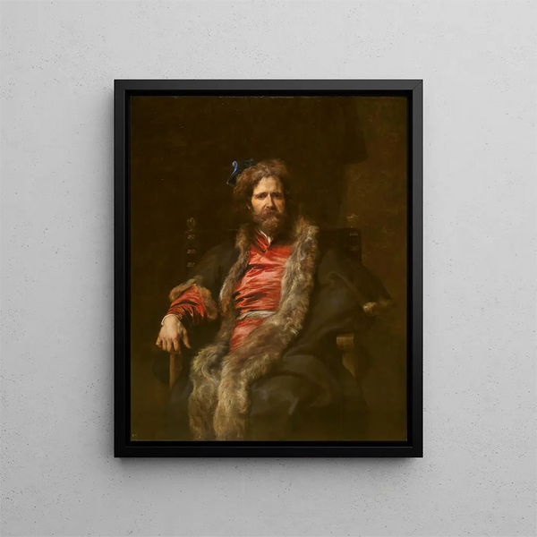 Le peintre Martin Ryckaert - Antoine van Dyck — oprawiony obraz na ścianie