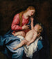 La Vierge à l'Enfant - Antoine van Dyck — widok dzieła