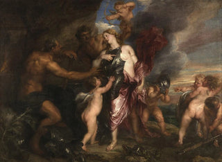 Anthony van Dyck - Thetis receives the new armour for Achilles in Vulcans forge.webp