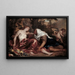 Vertumne et Pomone - Antoine van Dyck — oprawiony obraz na ścianie