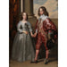 Guillaume II książę Orange i jego narzeczonej Marie Stuart - Antoine van Dyck — widok dzieła