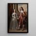 Guillaume II książę Orange i jego narzeczonej Marie Stuart - Antoine van Dyck — oprawiony obraz na ścianie