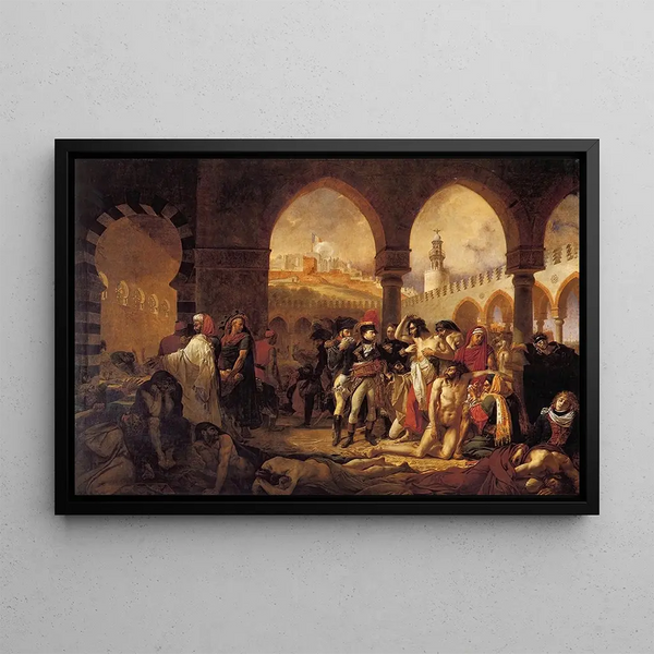 AntoineJean Gros - Bonaparte visitant les pestifrs de Jaffa le 11 mars 1799.webp