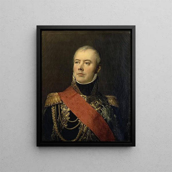 Mac Donald duc de Tarente maréchal de France 1765-1840 - Antoine-Jean Gros — oprawiony obraz na ścianie