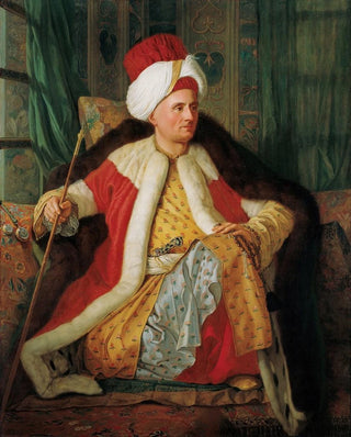 Antoine De Favray - Portrait Of Charles Gravier Count Of Vergennes And French Ambassador In Turkish Attire.webp