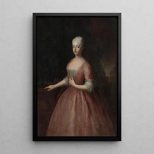 Reprodukcja obrazu Margrave Frédérique Louise - Antoine Pesne